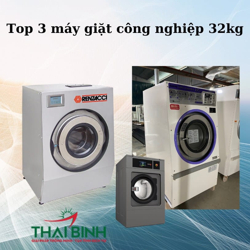 Top 3 máy giặt công nghiệp 32kg