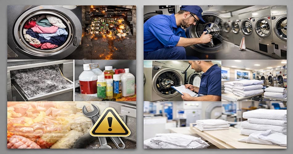 Những yếu tố làm giảm tuổi thọ sử dụng của máy giặt máy sấy công nghiệp và giải pháp vai trò của bảo trì 5
